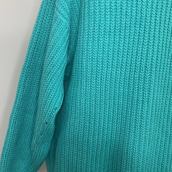 Free People Swim Too Deep Cardi Color Turquoise Size: XS - Picture 7 of 16